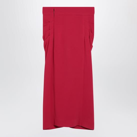 26SS 발렌티노 가라바니 스커트 8B0RAEY6A8F Red - VALENTINO GARAVANI