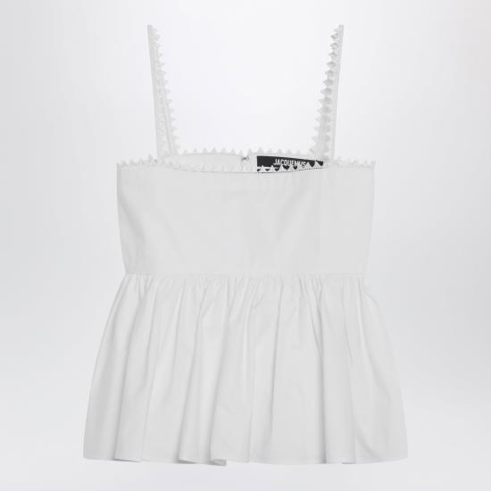 26SS 자크뮈스 민소매 티셔츠 TOW00887AW00648 White