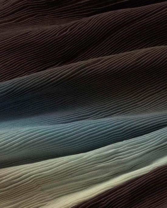  띵킹 뮤 롱 스커트 씽킹뮤 플리츠 폴린 스커트 - THINKING MU