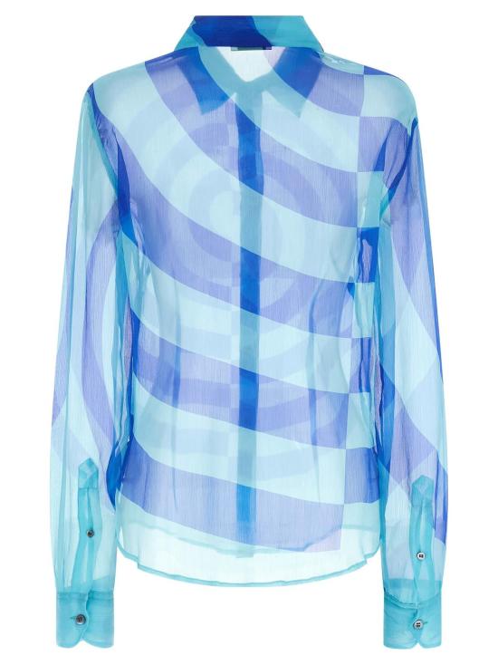  드리스 반 노튼 블라우스 Dries Van Noten 클라우디 셔츠 멀티컬러 - DRIES VAN NOTEN