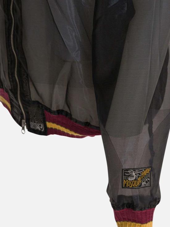  캐피탈 봄버 자켓 쉬어 펄 모기 방지 기념품 재킷 (레이븐 & 스컬) - KAPITAL