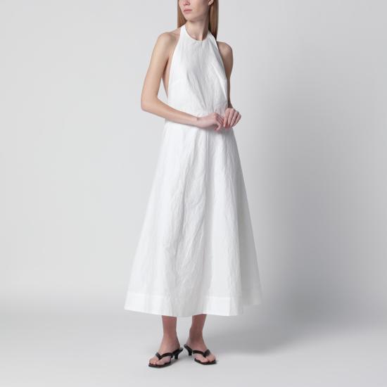 26SS 로에 롱 원피스 619 33 006CO White