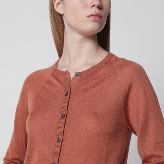 26SS 로베르토 콜리나 긴팔 티셔츠 261FXA02020WS Brown - ROBERTO COLLINA