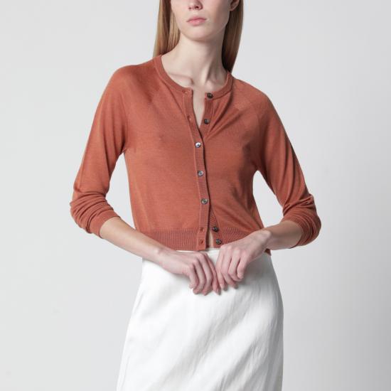 26SS 로베르토 콜리나 긴팔 티셔츠 261FXA02020WS Brown