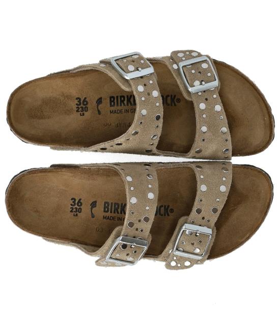 26SS 버켄스탁 아리조나 리벳 스웨이드 1029390 36 Beige - BIRKENSTOCK