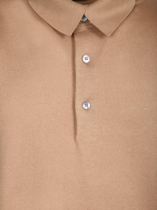 26SS 에르메네질도제냐 폴로 티셔츠 UHC90A3 C32 N03 Beige - ERMENEGILDO ZEGNA