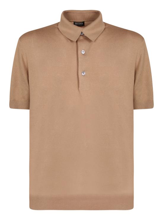 26SS 에르메네질도제냐 폴로 티셔츠 UHC90A3 C32 N03 Beige