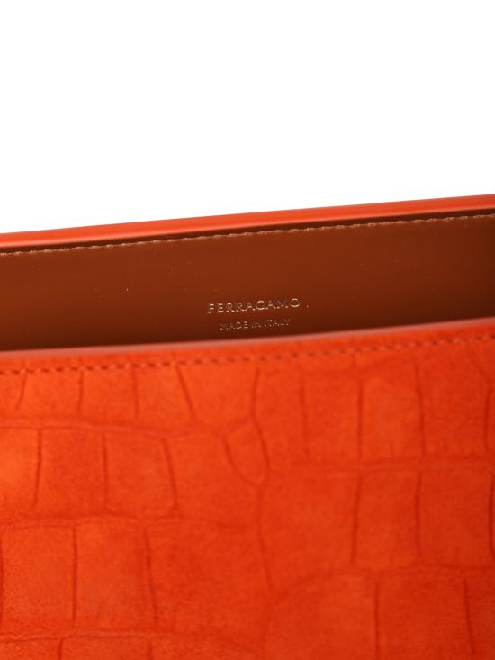26SS 살바토레 페라가모 토트백 792870 219816 034 Orange - SALVATORE FERRAGAMO