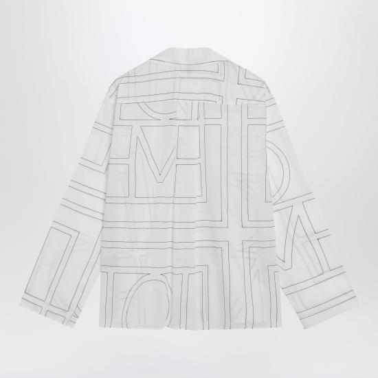 26SS 토템 셔츠 243 WRT976FB0239 White - TOTEME