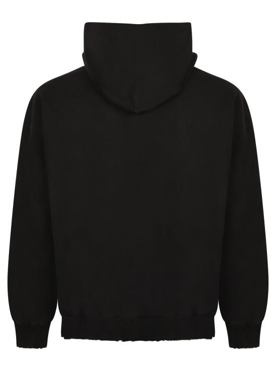 26SS 발렌시아가 후드 티셔츠 871956 TUVI9 1000 Black - BALENCIAGA