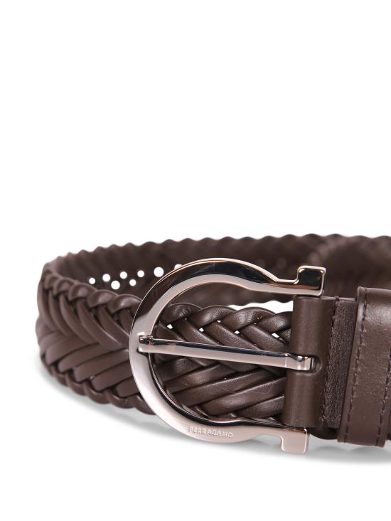26SS 살바토레 페라가모 가죽 벨트 670679 791032 002 Brown - SALVATORE FERRAGAMO