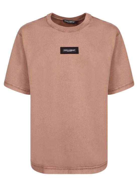 26SS 돌체앤가바나 반팔 티셔츠 G8RI4T G7P1O M0672 Beige