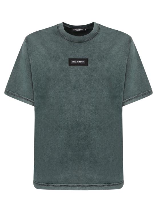 26SS 돌체앤가바나 반팔 티셔츠 G8RI4T G7P1O V0707 Green