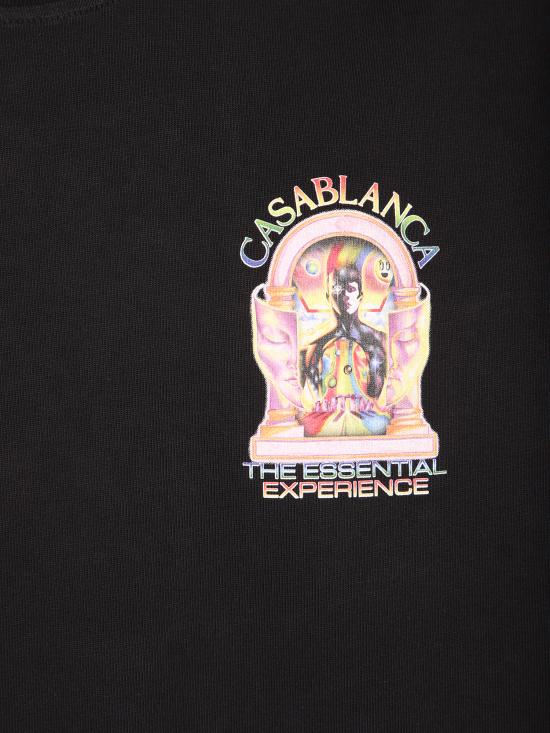 26SS 카사블랑카 반팔 티셔츠 MSP26JTS00 17 Black - CASABLANCA