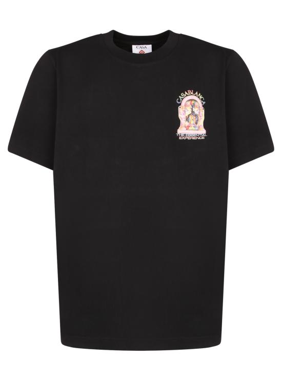 26SS 카사블랑카 반팔 티셔츠 MSP26JTS00 17 Black