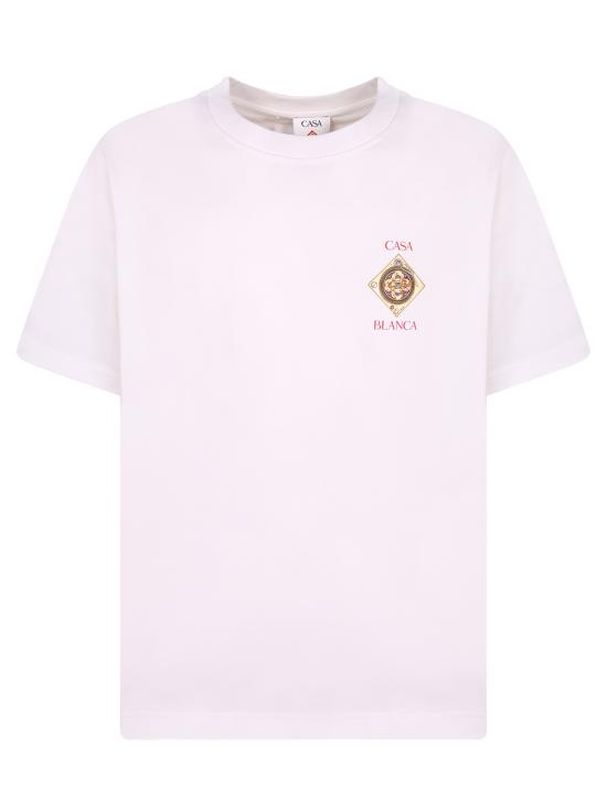 26SS 카사블랑카 반팔 티셔츠 MSS26JTS00 02 White