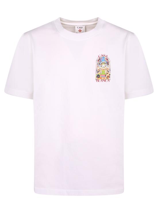 26SS 카사블랑카 반팔 티셔츠 MSS26JTS00 15 White