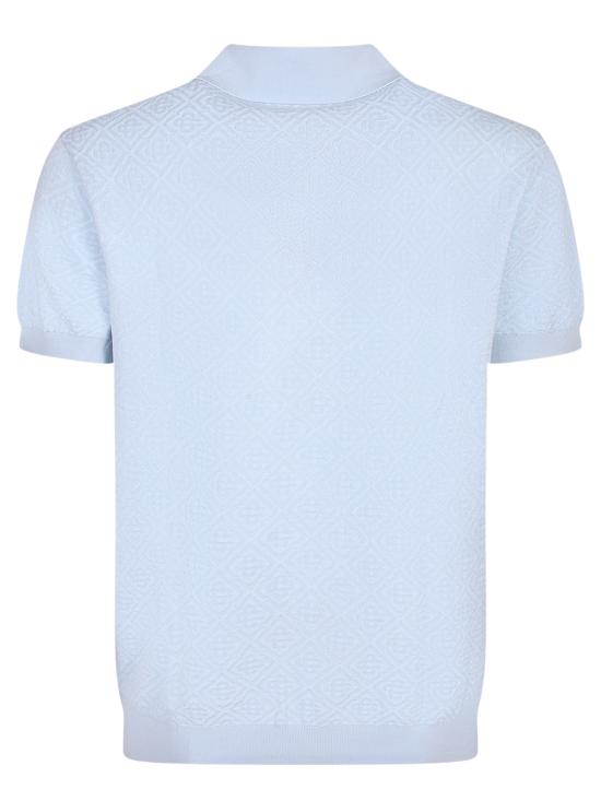 26SS 카사블랑카 폴로 티셔츠 MSS26KW129 5 02 Blue - CASABLANCA