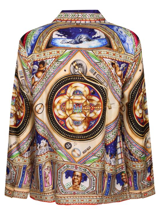 26SS 카사블랑카 긴팔 셔츠 MSS26SH006 01 Green - CASABLANCA