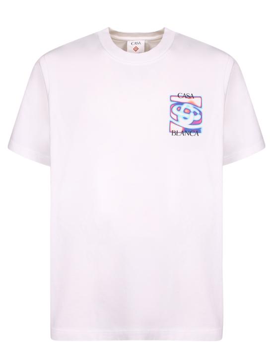 26SS 카사블랑카 반팔 티셔츠 MSP26JTS00 07 White