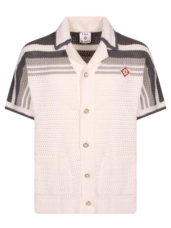 26SS 카사블랑카 반팔 셔츠 MSP26KW933 01 White