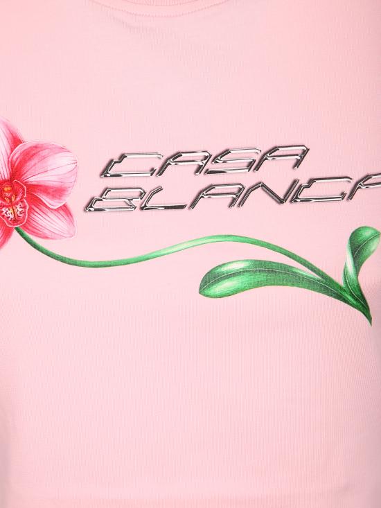 26SS 카사블랑카 탑 WSP26JTS00 9 01 Pink - CASABLANCA