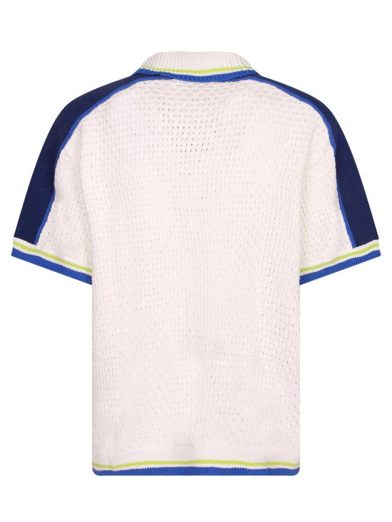 26SS 카사블랑카 반팔 셔츠 MSS26KW131 01 White - CASABLANCA