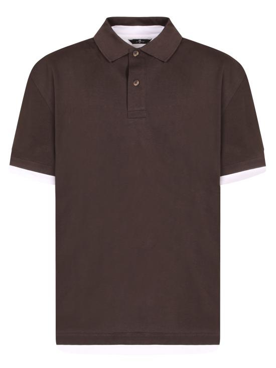 26SS 세븐포올맨카인드 폴로 티셔츠 7M8W0G76 U73E9 Brown