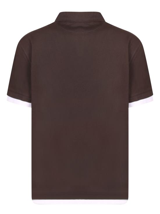 26SS 세븐포올맨카인드 폴로 티셔츠 7M8W0G76 U73E9 Brown - 7 FOR ALL MANKIND