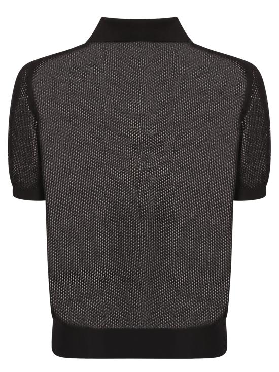 26SS 딸리아토레 폴로 티셔츠 FABRIZIA GSE26D9 099 Black - TAGLIATORE