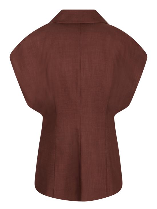 26SS 핑코 베스트 106509 A2W6 L78 Brown - PINKO