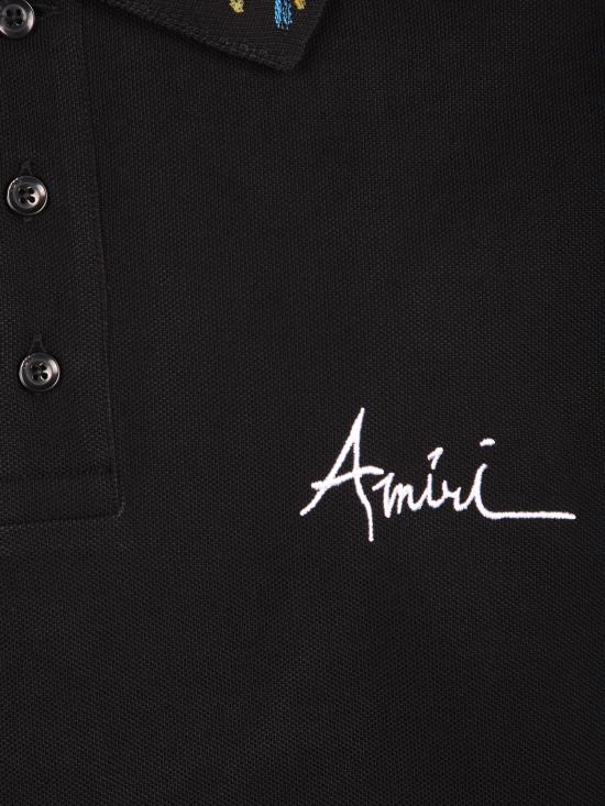 26SS 아미리 폴로 티셔츠 AMTOJR1090 001 Black - AMIRI