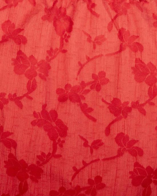  론 미디 스커트 Lwn Glenn 플로럴 자카드 스커트 - LWN