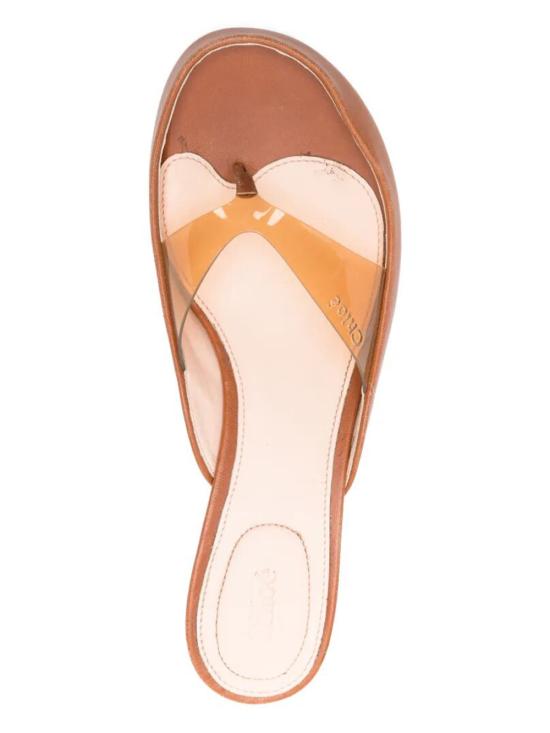 26SS 끌로에 뮬/슬리퍼 CH26U17XYD 25V TERRACOTTA BROWN - CHLOE