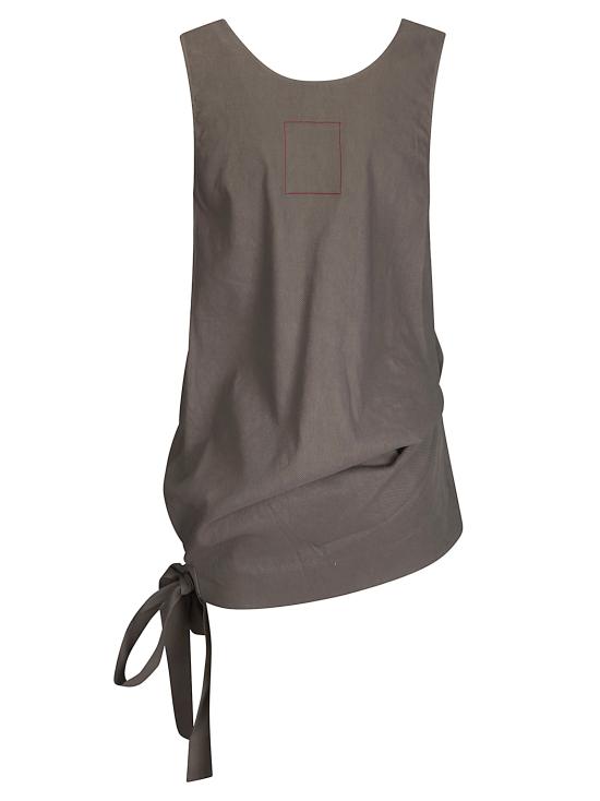 26SS 우마 왕 민소매 티셔츠 UW1016 UW890 DARK GREY - UMA WANG