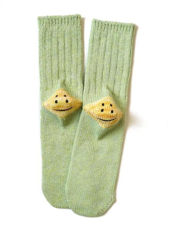  캐피탈 양말 56 얀 3x1 립 레인보우 해피 힐