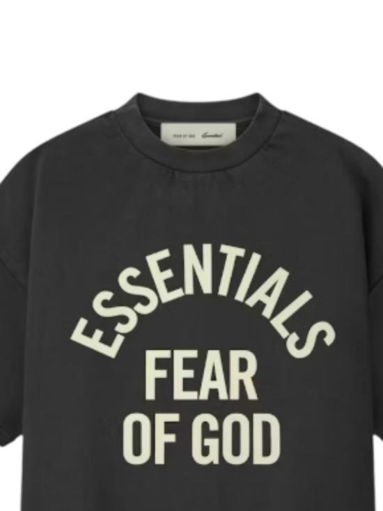 26SS [키즈] 피어오브갓 티셔츠 785SP261391K FADED BLACK - FEAR OF GOD