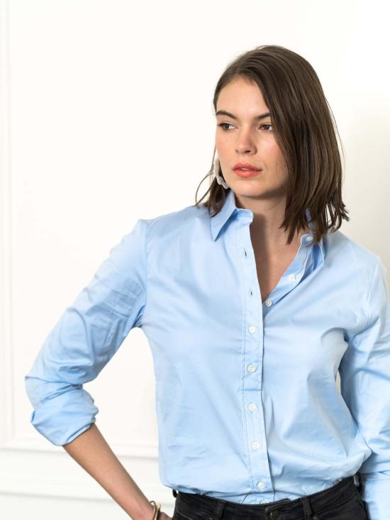  더 셔츠 셔츠 셔츠 남자친구 셔츠 블루 던