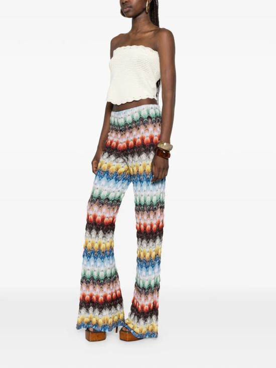 26SS 미소니 팔라초 팬츠 DS26SI0ZBR15JSMSNV Multicolor - MISSONI