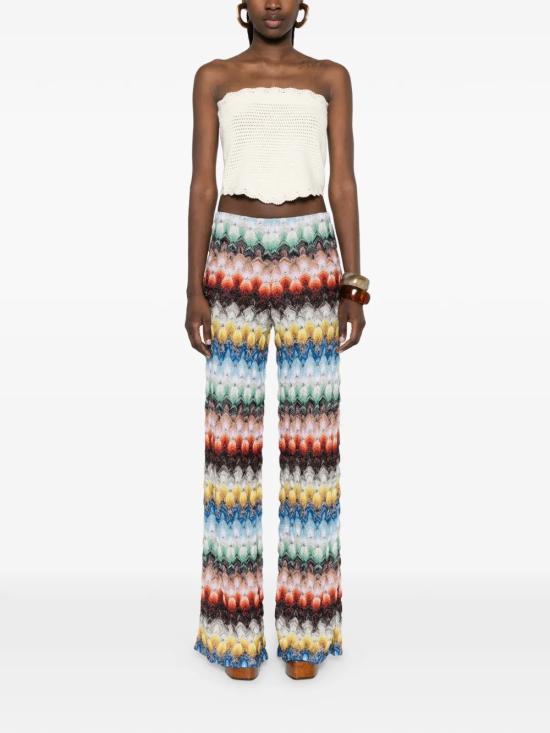 26SS 미소니 팔라초 팬츠 DS26SI0ZBR15JSMSNV Multicolor - MISSONI