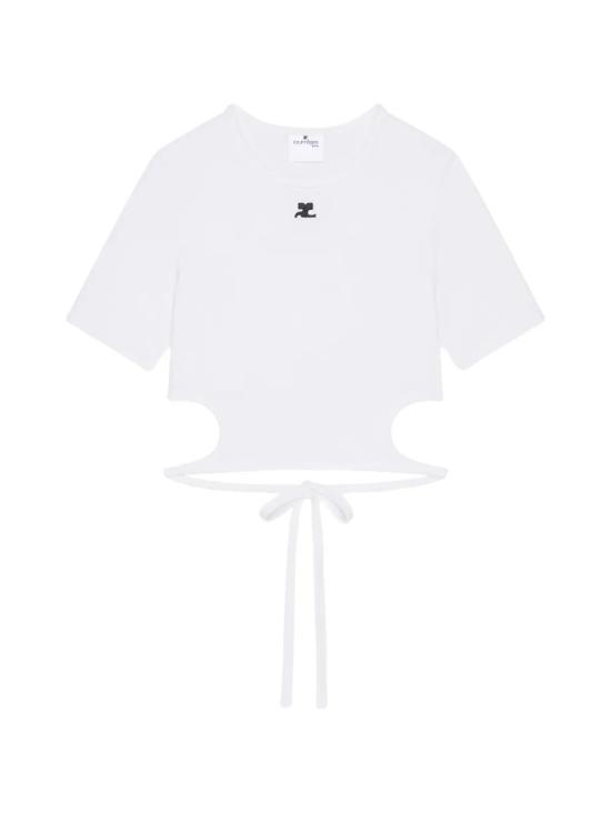 26SS 쿠레쥬 반팔 티셔츠 226JTS256JS02030001 White