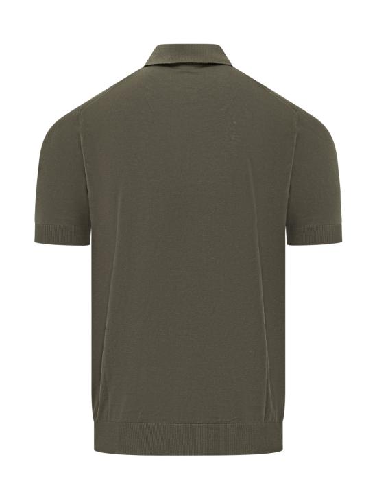 26SS 필리포 드 로렌티스 폴로 티셔츠 PL1MCSE18R 591 MILITARE SCURO - FILIPPO DE LAURENTIIS