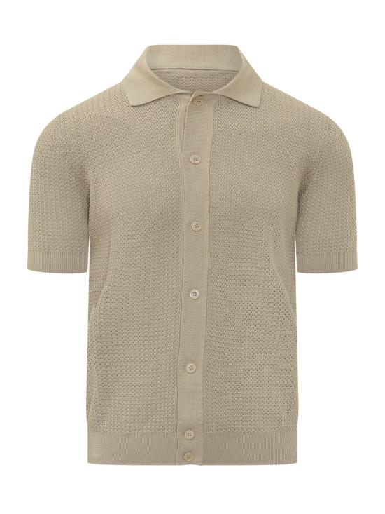 26SS 필리포 드 로렌티스 반팔 셔츠 CA3MCCR14L 040 ECRU TORTILLA