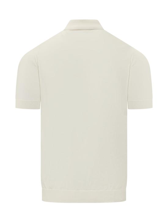 26SS 필리포 드 로렌티스 폴로 티셔츠 PL1MCCR14R 020 LATTE - FILIPPO DE LAURENTIIS