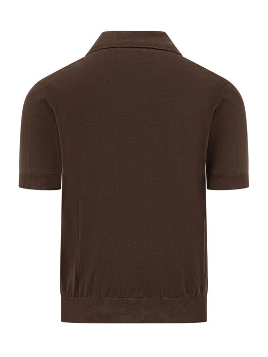 26SS 필리포 드 로렌티스 반팔 셔츠 CA1MCSU12R 290 CACAO - FILIPPO DE LAURENTIIS