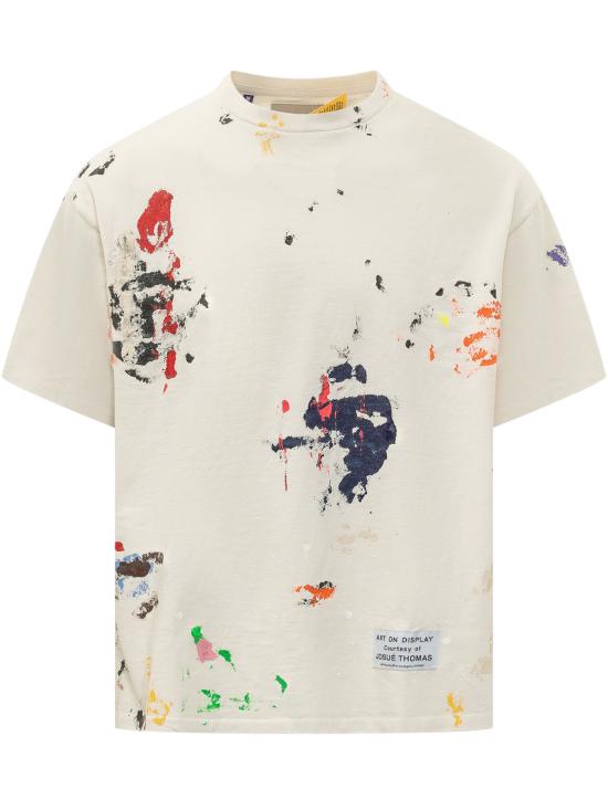 26SS 갤러리 디파트먼트 반팔 티셔츠 TOP009 WASHEDCREAM WASHED CREAM