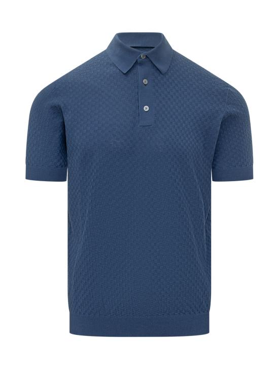 26SS 필리포 드 로렌티스 폴로 티셔츠 PL1MCCR14Q 851 COBALTO