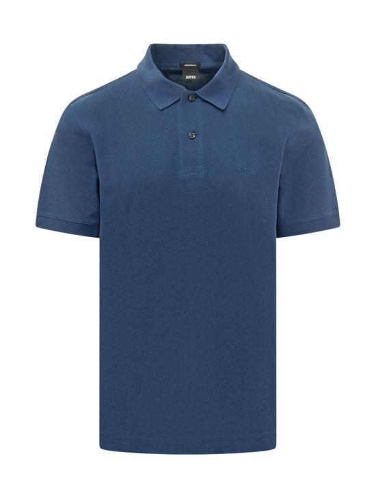 26SS 보스 폴로 티셔츠 50553564 436 BRIGHT BLUE