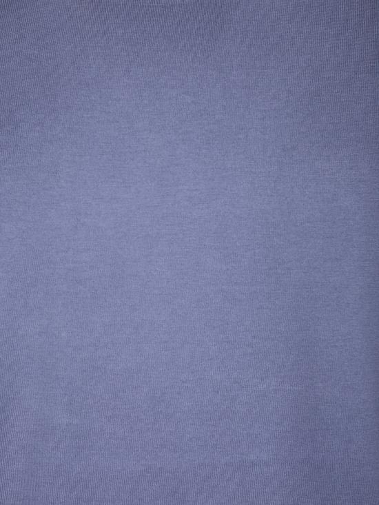 26SS 브루넬로 쿠치넬리 자수 로고 티셔츠 M0B137427 CBL48 Blue - BRUNELLO CUCINELLI