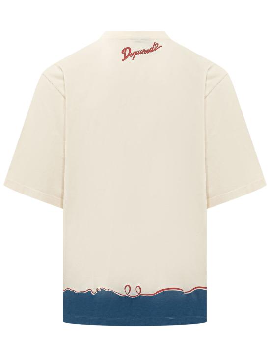 26SS 디스퀘어드2 반팔 티셔츠 S71GD1644D20020 103 IVORY - DSQUARED2